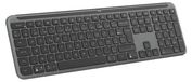 Logitech Signature Slim K950 Sans fil clavier, disposition AZERTY, récepteur USB Bluetooth et Logi Bolt, touches silencieuses, couleur graphite