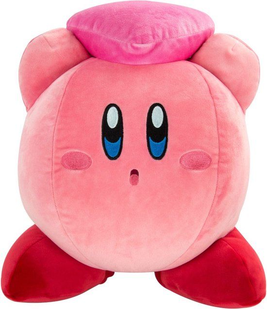 Tomy Kirby: Kirby met Heart Mocchi-Mocchi Knuffel - Roze - 40 cm