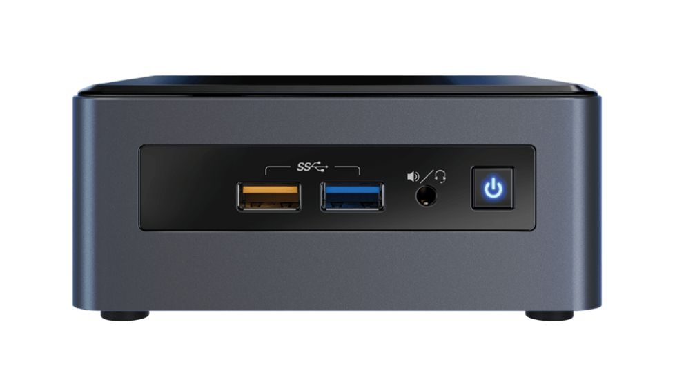 Intel NUC 8 Home Intel® 8ste generatie Core™ i3 i3-8121U 4 GB LPDDR4-SDRAM 1000 GB HDD Zwart UCFF Mini PC