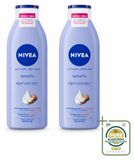 NIVEA 2 x Lait pour le corps peau douce avec beurre de karité, 250 ml