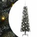 Sapin de Noël artificiel vert 150 cm PVC, plastique et acier