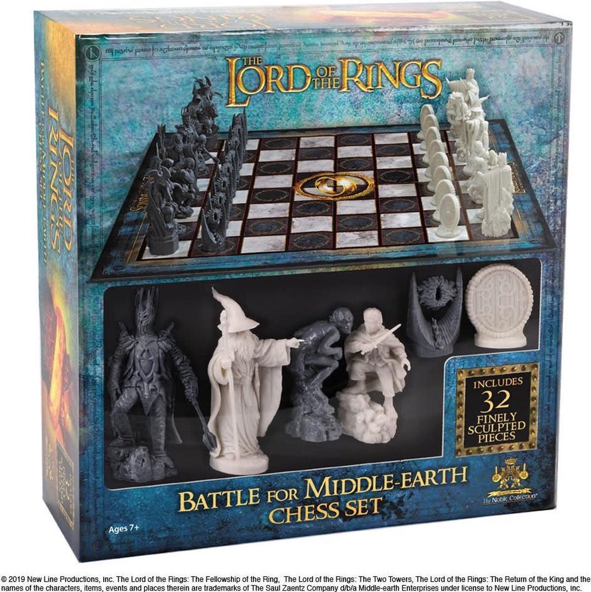 Noble Collection Lord of the Rings: Battle for Middle-Earth Chess Set