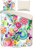 HIP Dekbedovertrek Mandalas, Bloemen en Vogel - 2 Persoons - 200x200/220 cm - Multi - 100% Katoen Satijn