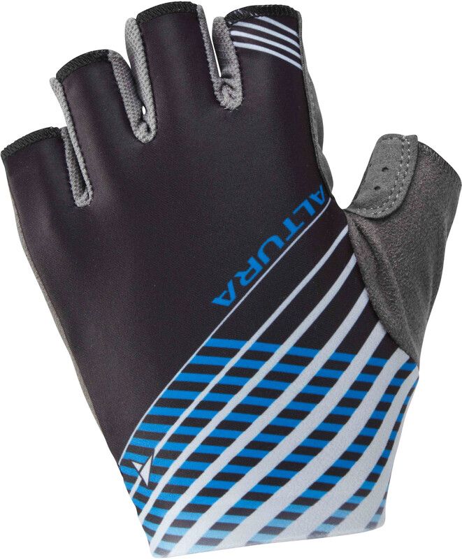 Altura Club Korte vinger handschoenen Heren, zwart/blauw