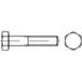 TOOLCRAFT 1063438 Boulon à tête hexagonale M36 160 mm Tête hexagonale extérieure DIN 931 Acier inoxydable A2 1 pièce