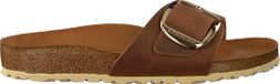 Birkenstock Madrid Dames Slippers Small fit - Cognac - Maat 36