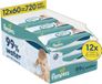 Pampers Lingettes pour bébé 99% eau - 12 paquets de 60 lingettes = 720 lingettes pour bébé