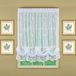 Today's Curtain Songbird Semi-transparante kanten ballonschaduw, wit, 144,8 cm B x 160 cm L
