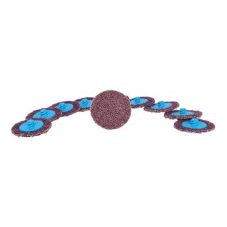 KS Tools vervangende schuurpads, Ø50mm korrel 150 - 10 stuks