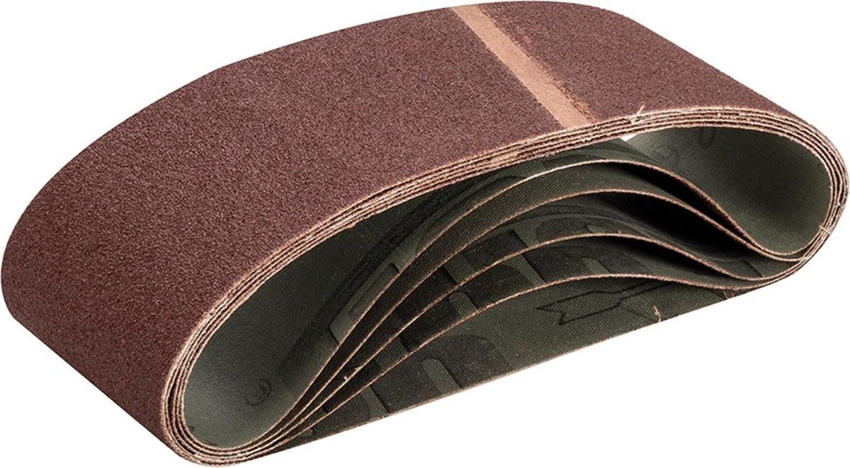 Triton TPTA12689327 75 x 533 mm 100 schuurriem, meerkleurig, 5 stuks 75 x 533 mm Bruin