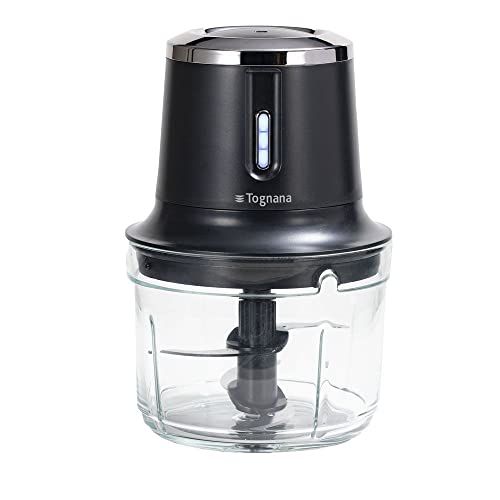 Tognana Oplaadbaar kunststof glas, zwart, voorgerecht, 14,5 x 14,5 x 23 cm - D2DTU01AVSP