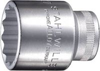 Stahlwille 50 10 03010010 Dop (twaalfkant) Dopsleutelinzetstuk 10 mm 1/2 (12.5 mm)