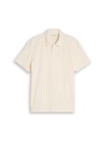Tom Tailor - Poloshirt van badstof - Maat XXL - Gardenia White