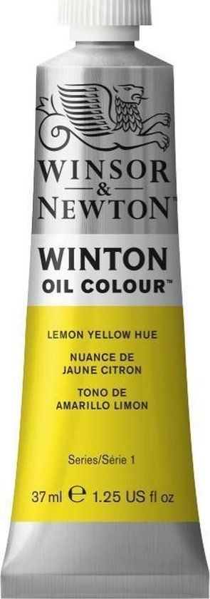 Winsor & Newton Winton Oil Paint - Lemon Yellow Hue - 37ml