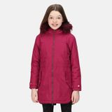 Regatta Abbettina Parka jas - Kinderen - Waterdicht - Ademend - Lange mouw - Met capuchon - Unisex - Paars