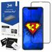 3MK HardGlass Max Screenprotector voor Apple iPhone XR