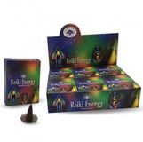 Green Tree Candle Company Encens en cône Énergie Reiki - 10 pièces