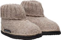 Bergstein Cozy Sloffen - Pantoffels voor dames, heren en kinderen - 100% Zuiver scheerwol - Beige