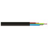 Merriway BH01497 3-aderige ronde zwarte flexibele kabel 2183Y 0,5 mm - 10 m snijlengte