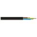 Merriway BH01497 3-aderige ronde zwarte flexibele kabel 2183Y 0,5 mm - 10 m snijlengte