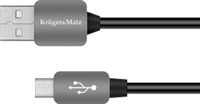 Krüger&Matz Serie - Micro USB Kabel - 1m - Zwart