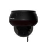 Foscam D8T - 4K 8MP WLAN dome bewakingscamera met gemotoriseerde PT-functie, KI-persoons- en voertuigherkenning, IK10 vandalismebescherming, WiFi 6, (zwart)