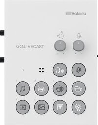 Roland GO:Livecast - Streaming studio voor smartphones - Wit