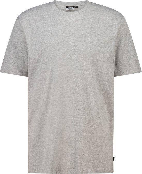 America Today Eric Heren T-shirt Maat L Grijs Melange