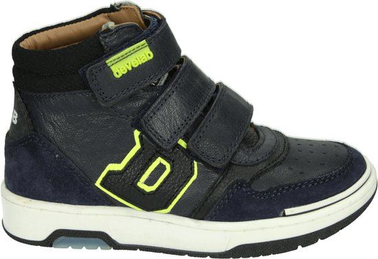 Develab 44307 Sneakers - Jongens - Donkerblauw - Maat 29 - Leren
