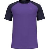 Odlo X-Alp Trail Hardloopshirt Heren-paars, zwart, Maat M