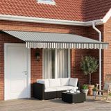 vidaXL Parasol électrique solaire 4,5 x 3,5 m anthracite