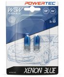 M-Tech Powertec W5W 12V Xenon Blue Stadslichtlampen - Set van 2