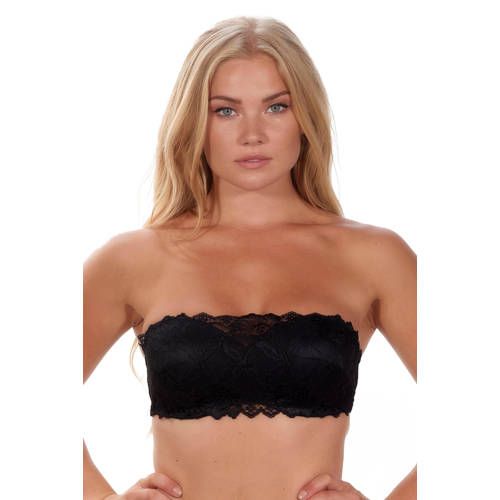 After Eden Anna Strapless Bra - Black