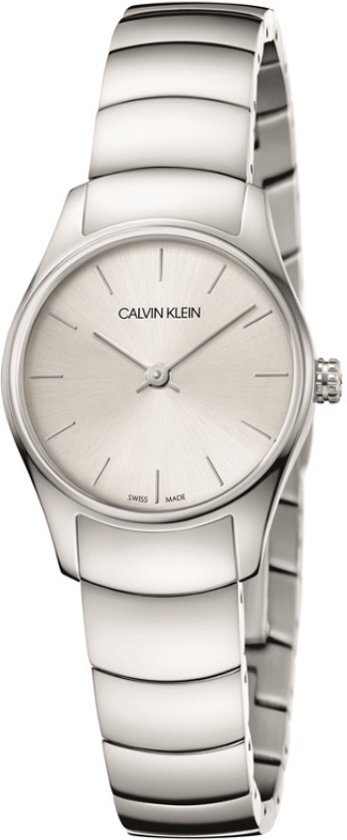 Calvin Klein K4D23146 horloge dames - zilver - edelstaal