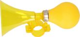 Clochette de vélo - klaxon - vélo enfant - jaune - 15 x 7 cm - accessoires de vélo
