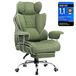 GTPLAYER Gaming Stoel, Gamer Stoel, Ergonomische bureaustoel met voetsteun, verstelbare lendensteun en hoofdkussen, beklede gaming stoel, gaming fauteuil