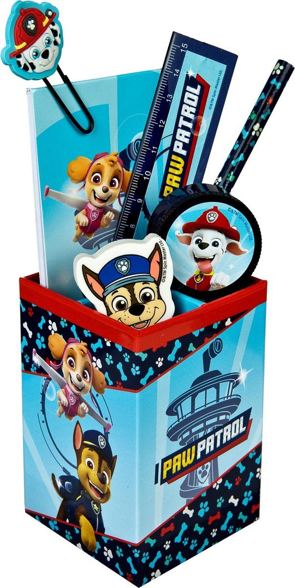 PAW Patrol Gevulde Pennenbak 7 delig - multi colour