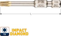 Rotec IMPACT insertbit T 40 L=50mm E 6,3 DIAMOND - 5 stuk(s) - 8172340