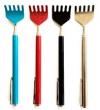 HAC24 Set van 4 rugkrabbers, uittrekbaar, telescopisch, rugkrabber, 16,5 - 51 cm, metalen telescopische stang voor het krabben