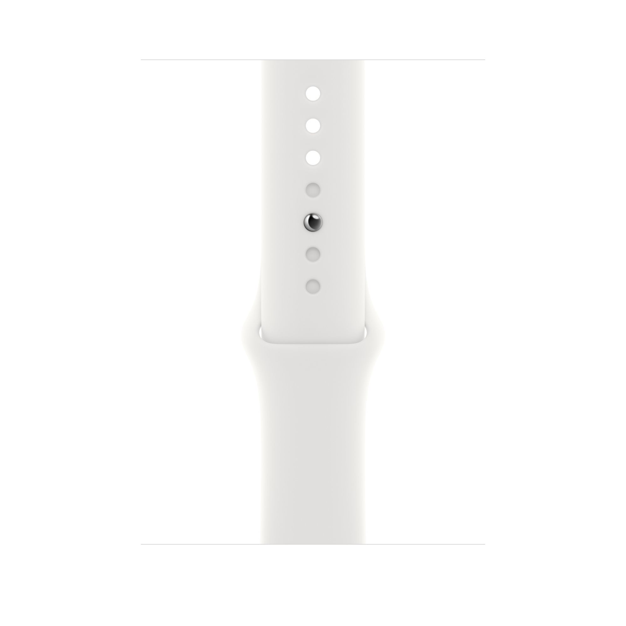 Apple Watch Sport Band - White - For Apple Watch 42/44/45/49mm - Fluoroelastomer