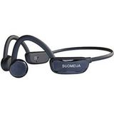 ELVANZA Been geleidende oortjes, sporthoortjes, waterdichte oortjes, IPX8, 32 GB, Bluetooth 5.4, 10 uur batterijduur, 32 g, zwart