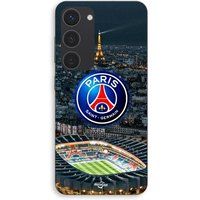 Maniacase Coque Pour Samsung Galaxy S23 PSG logo stade nuit tour eiffel