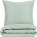 Blumtal Ensemble de literie : 135x200 cm + taie d'oreiller 80x80 cm - Microfibre, vert