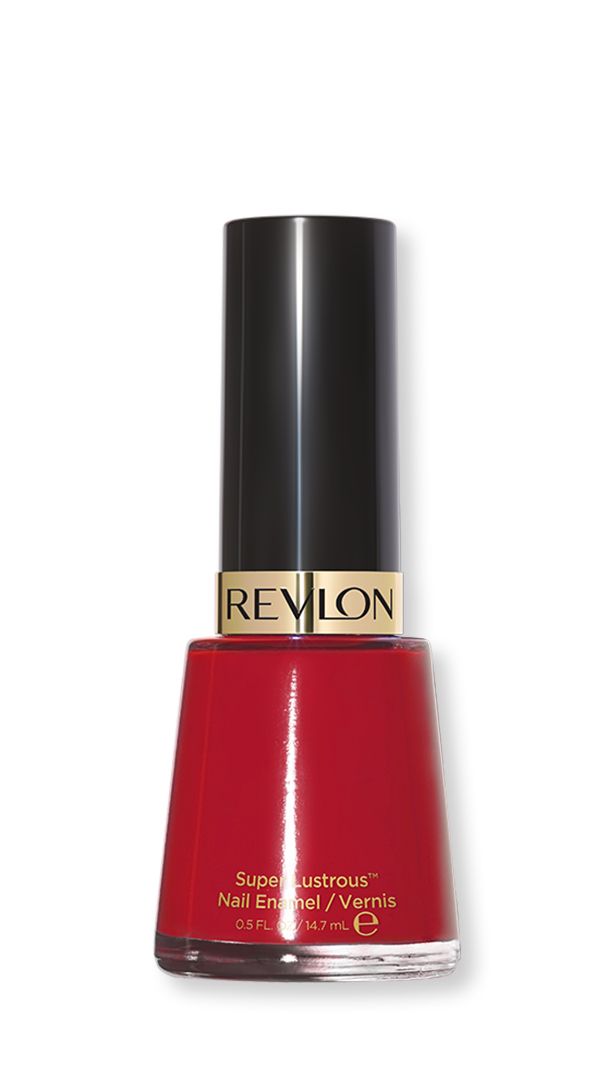 Revlon Nail Enamel - 680 Revlon Red - Glossy Strawberry Red