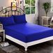 Elegant Comfort 1500 Premium hotelkwaliteit hoeslaken van de zachtste kwaliteit microvezel, diepe zak tot 40,6 cm, kreukbestendig en de kleur vervaagt niet, queensize, koningsblauw