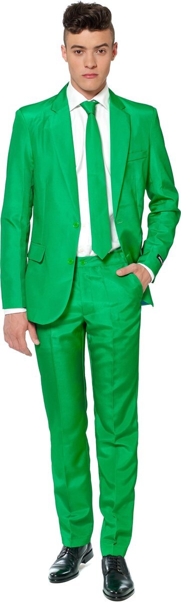 Suitmeister Green - Mannen Kostuum - Groen - Kerst - Maat 2XL