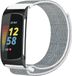 Strap-it Fitbit Charge 5 nylon bandje - zeeschelp