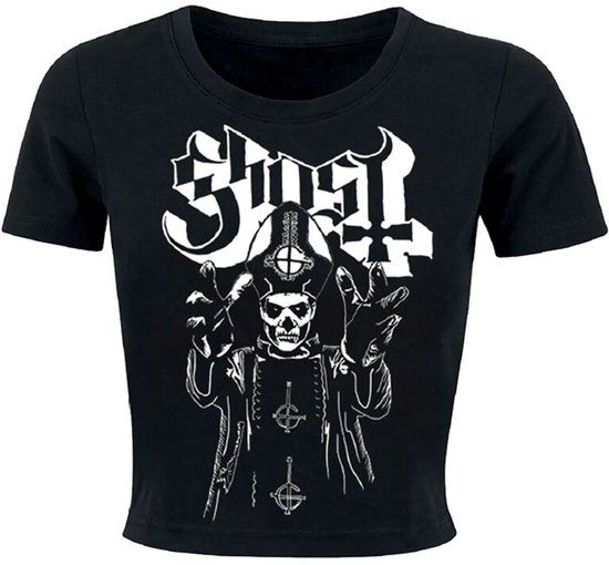 Ghost Pope's Wrath Dames T-shirt - Zwart - XXL