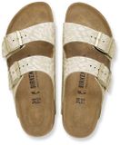 Birkenstock Arizona Synthetics Slippers - Dames - Maat 38 - Beige - Panterprint