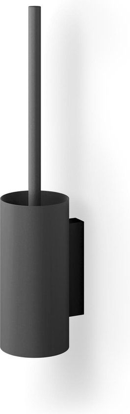 Zack Linea Toiletborstel - Zwart - Wandmontage